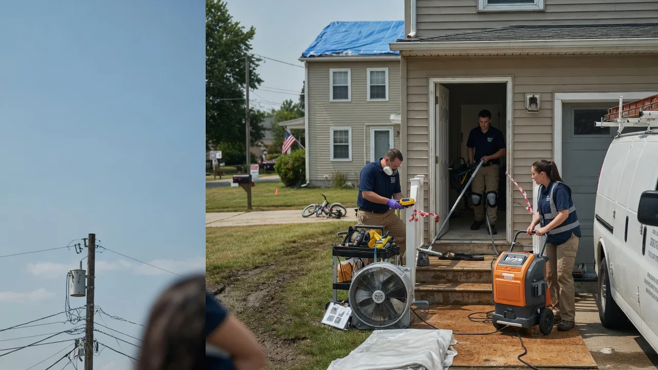 Water Damage Repair in Evansville, WI near me
